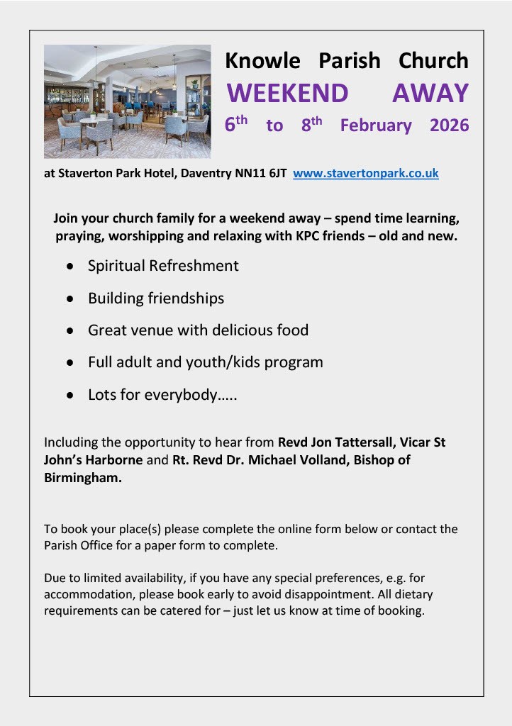 leaflet for weekend away websi